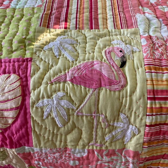 NWOT Tropical Lap Quilt or Decorative Wall hanging - Picture 2 of 6